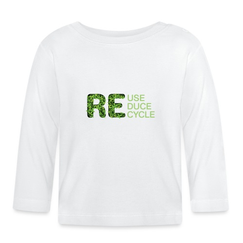 REuse REduce REcycle - Maglietta a manica lunga ecologico per bambini