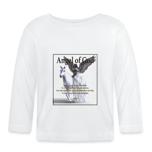Angel of God My guardian Dear - Christian shop - Organic Baby Long Sleeve T-Shirt