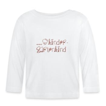 Kindergartenkind - Baby Bio-Langarmshirt - Weiß - Vorne