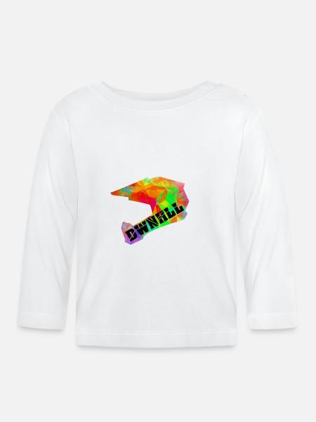 polynom Helm - Baby Bio-Langarmshirt - Weiß