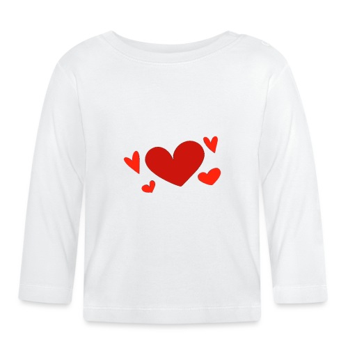 Five hearts - Organic Baby Long Sleeve T-Shirt