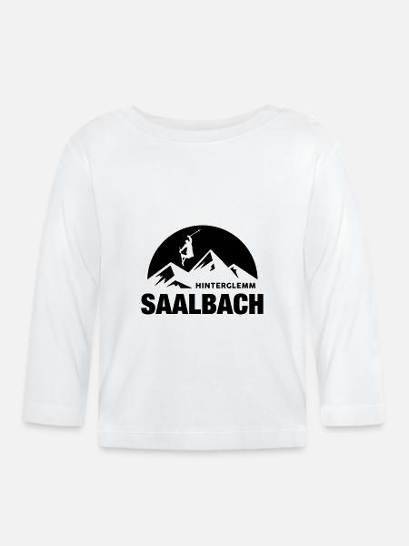Sommet Saalbach - T-shirt manches longues bio Bébé - blanc