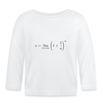 Le numéro d'Euler - T-shirt manches longues bio Bébé - blanc - Devant