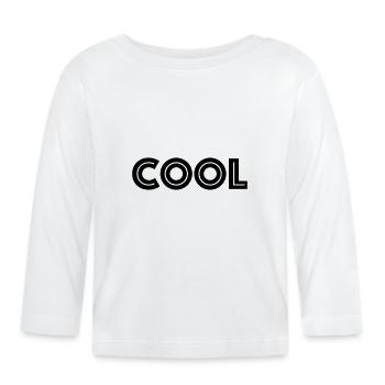 cool - Baby Bio-Langarmshirt - Weiß - Vorne
