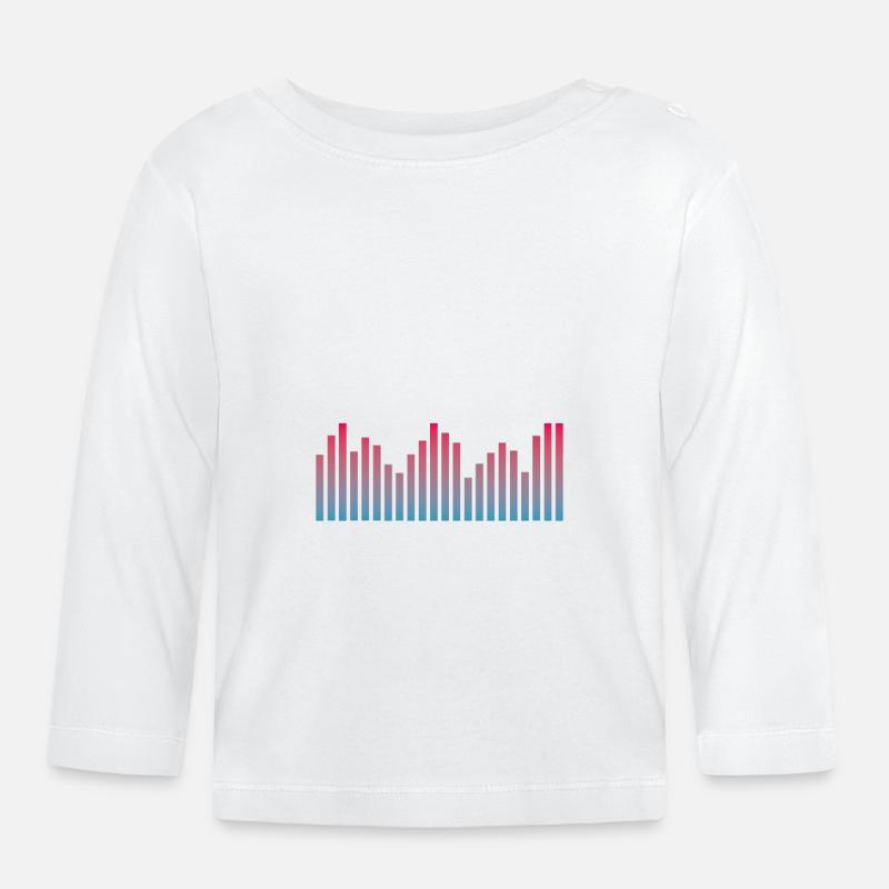 Tontechniker Tontechnik Spruch - Baby Bio-Langarmshirt - Weiß