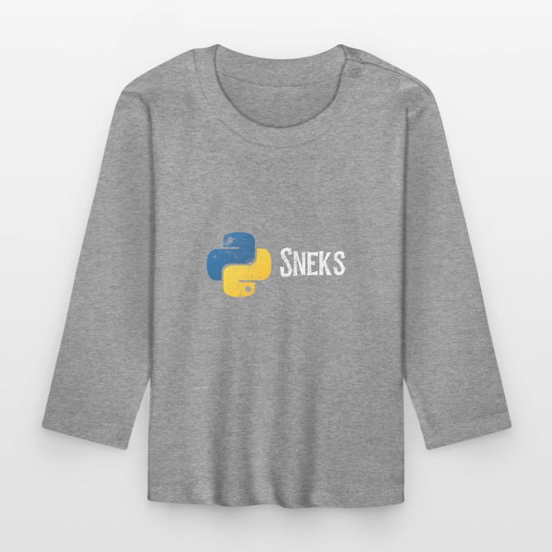 Lustige Python-Programmierer-Programmierung in Not Baby Bio-Langarmshirt