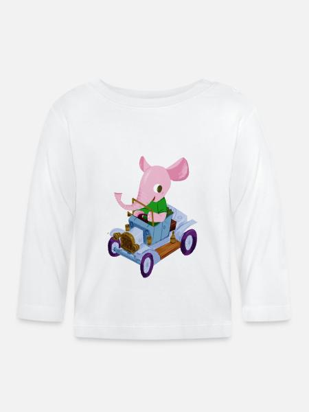 RosaFant - Baby Bio-Langarmshirt - Weiß
