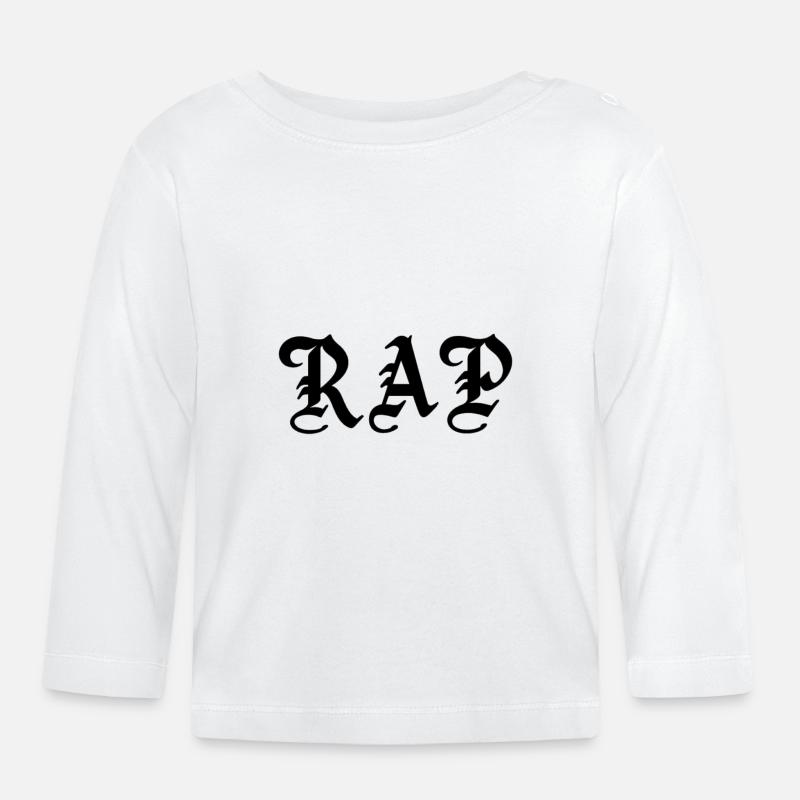 RAP - Baby Bio-Langarmshirt - Weiß