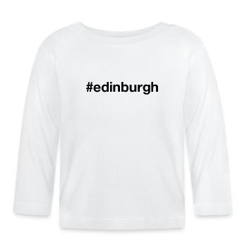 ÉDIMBOURG Écosse Schottland - T-shirt manches longues bio Bébé - blanc - Devant
