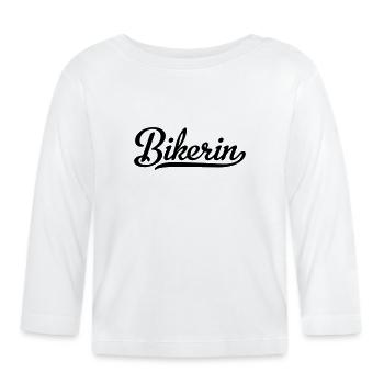 2541614 112658685 Bikerin - Baby Bio-Langarmshirt - Weiß - Vorne