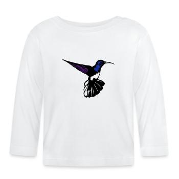 colibri - Organic Baby Long Sleeve T-Shirt - white - Front