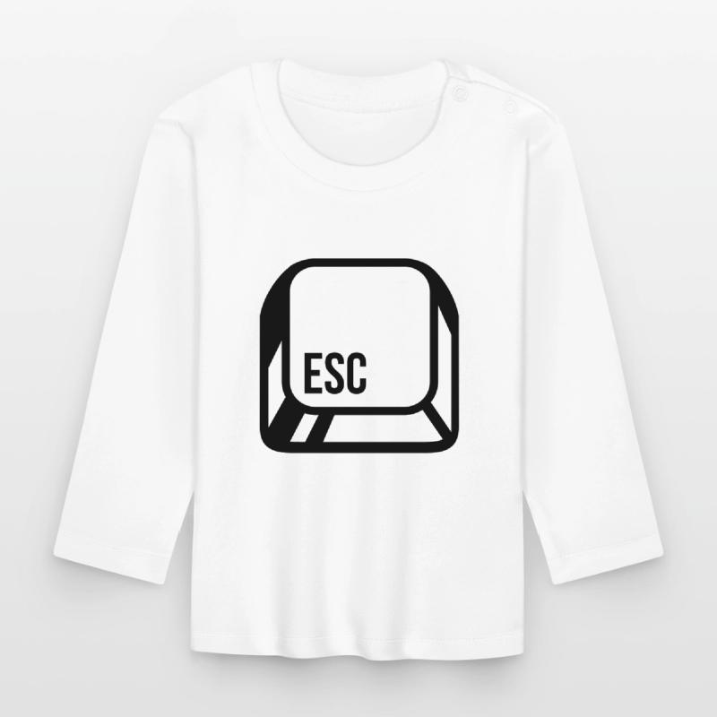 Computer button Organic Baby Long Sleeve T-Shirt