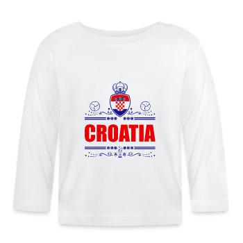 VIGNETTE CROATIE - T-shirt manches longues bio Bébé - blanc - Devant