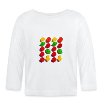 Dulce - Camiseta manga larga orgánico bebé - blanco - delante