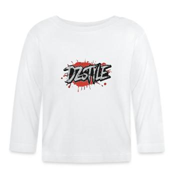 DZ Style Urbain - Graffiti Éclaboussure - T-shirt manches longues bio Bébé - blanc - Devant