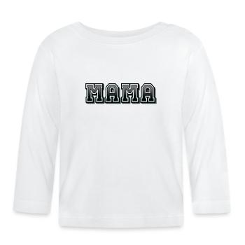 MOM - Organic Baby Long Sleeve T-Shirt - white - Front