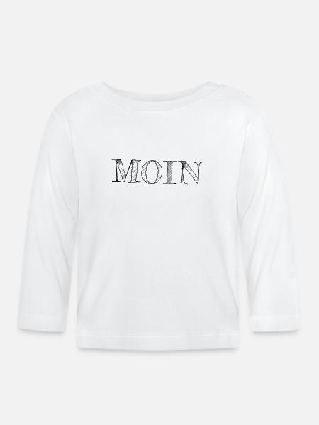 MOIN - Baby Bio-Langarmshirt - Weiß