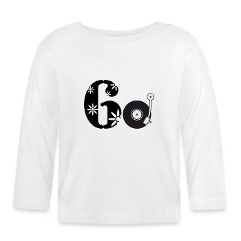 60s Sixtieth Sixties 60. - Organic Baby Long Sleeve T-Shirt - white - Front