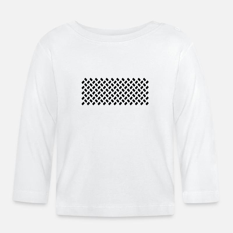 Échantillons de modules en répétition - T-shirt manches longues bio Bébé - blanc