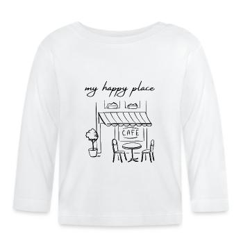 Design is missing - Organic Baby Long Sleeve T-Shirt - white - Front