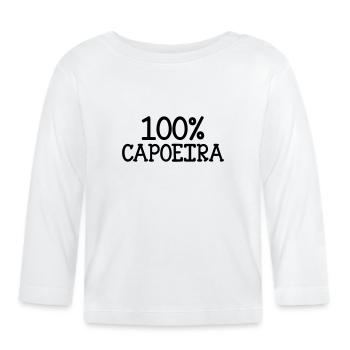 Capoeira - Combat - Danse - T-shirt manches longues bio Bébé - blanc - Devant
