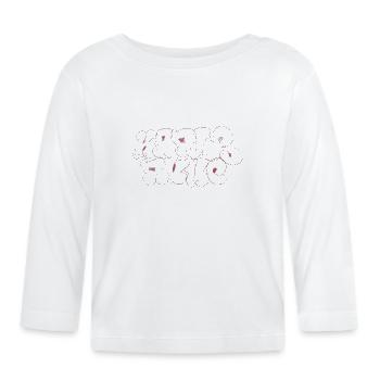 Karlsruhe Throw up - Organic Baby Long Sleeve T-Shirt - white - Front