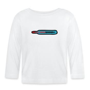 Équipe de pratique pédiatre en médecine thermométrique - T-shirt manches longues bio Bébé - blanc - Devant
