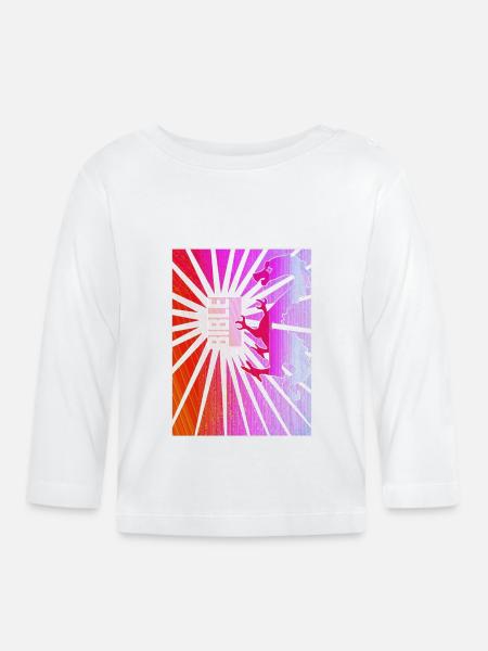 BIBEL - Baby Bio-Langarmshirt - Weiß