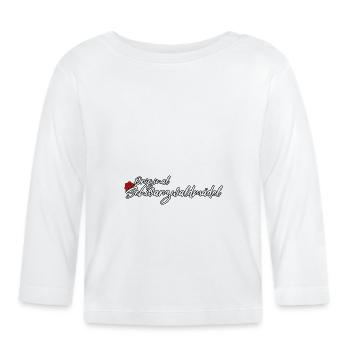Schwarzwald Mädel Heimat Bollenhut Kuckuck - Baby Bio-Langarmshirt - Weiß - Vorne