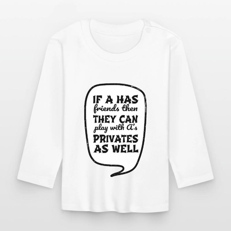 Geek Fullstack Developer Joke Programming Language Organic Baby Long Sleeve T-Shirt