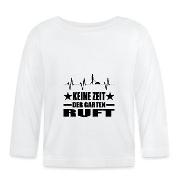 Garten - Baby Bio-Langarmshirt - Weiß - Vorne