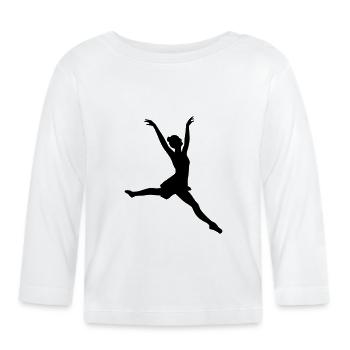 Dancer - Organic Baby Long Sleeve T-Shirt - white - Front