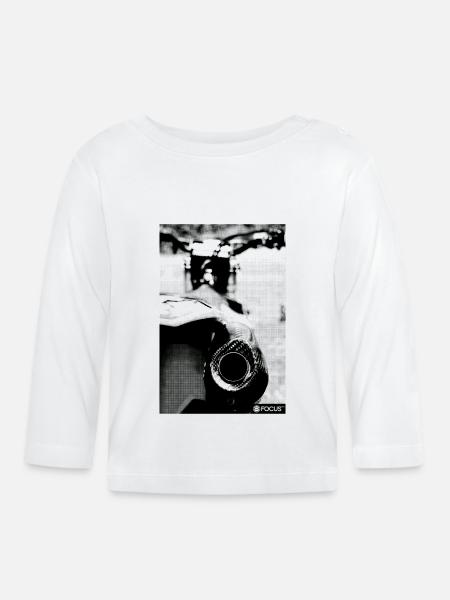 EXHAUST - Baby Bio-Langarmshirt - Weiß