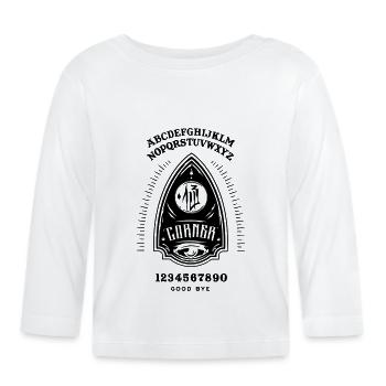 OUIJA PLANCHET - T-shirt manches longues bio Bébé - blanc - Devant