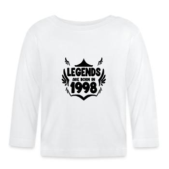 1998 - Organic Baby Long Sleeve T-Shirt - white - Front