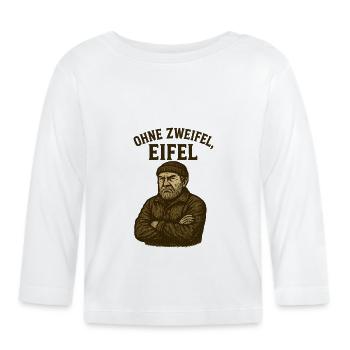 Eifel - Baby Bio-Langarmshirt - Weiß - Vorne