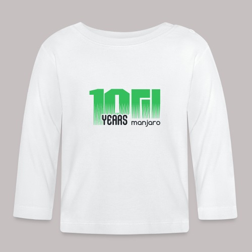 10 years Manjaro black - Organic Baby Long Sleeve T-Shirt