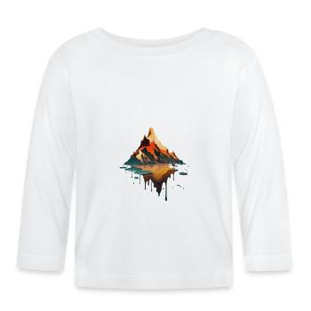 SURREAL - Organic Baby Long Sleeve T-Shirt - white - Front