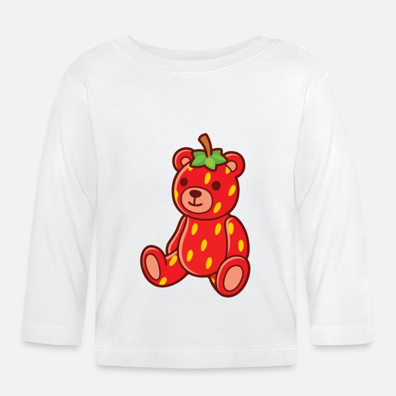 Der Erdbär - Baby Bio-Langarmshirt - Weiß