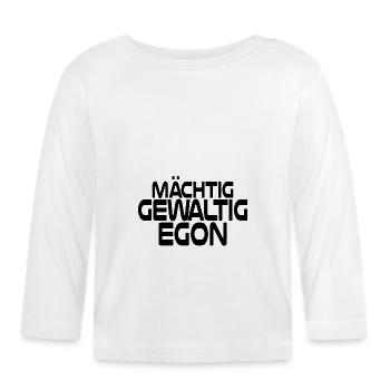 Benny Egon Olsen Coup DDR Ostalgie - Baby Bio-Langarmshirt - Weiß - Vorne