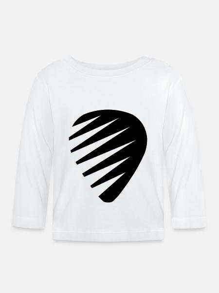 Plektrum Plektrum - Baby Bio-Langarmshirt - Weiß