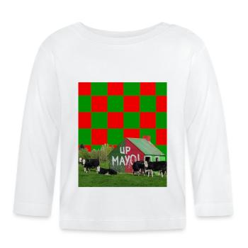 County Mayo GAA - Baby Bio-Langarmshirt - Weiß - Vorne