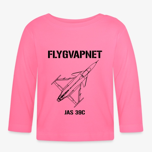 Flygvapnet JAS 39 - Ekologisk långärmad T-shirt baby