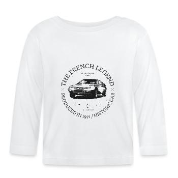 Alpine A310 - Baby Bio-Langarmshirt - Weiß - Vorne