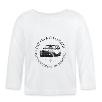 R5 Turbo - Baby Bio-Langarmshirt - Weiß - Vorne