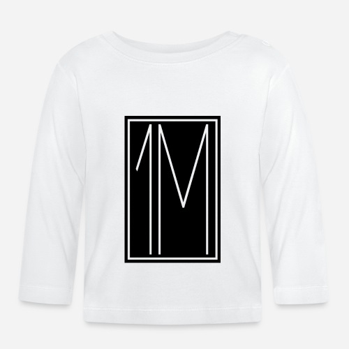 1M/One MVMNT Logo schwarz - Baby Langarmshirt