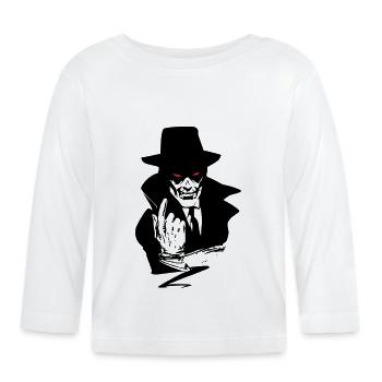 demon - Organic Baby Long Sleeve T-Shirt - white - Front