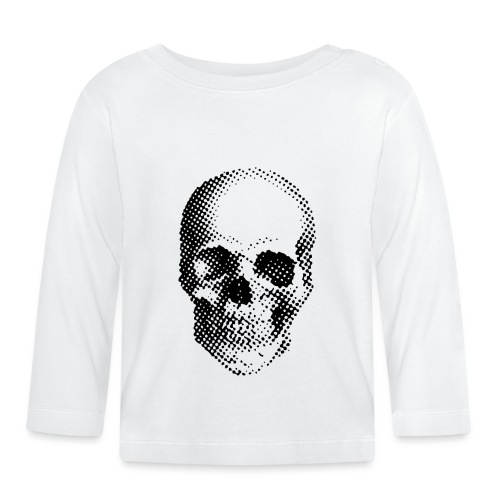 Skull & Bones No. 1 - schwarz/black - Baby Bio-Langarmshirt