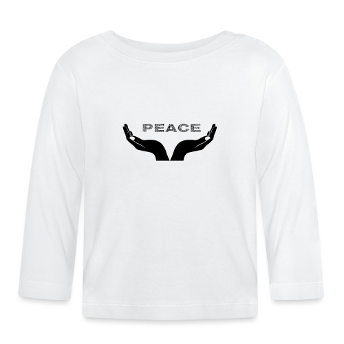 PEACE - Baby Langarmshirt