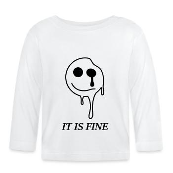 C’EST TRÈS BIEN - T-shirt manches longues bio Bébé - blanc - Devant